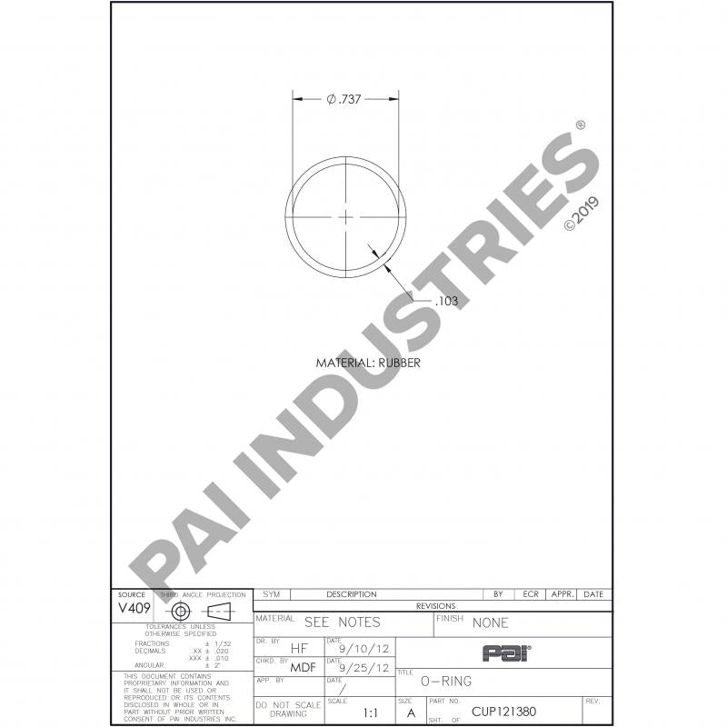 O-RING 43696A