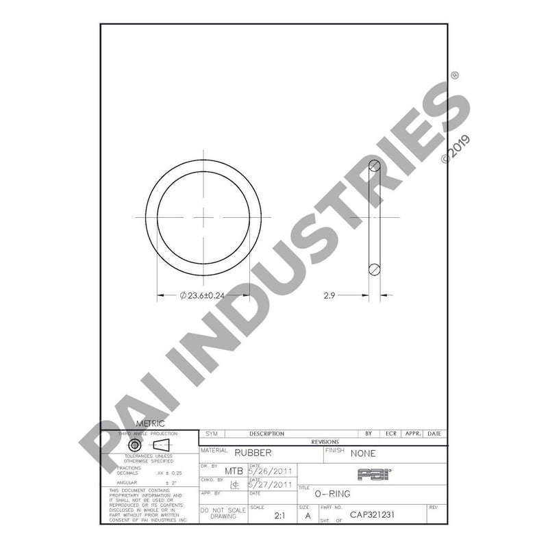 O-RING 3D2824