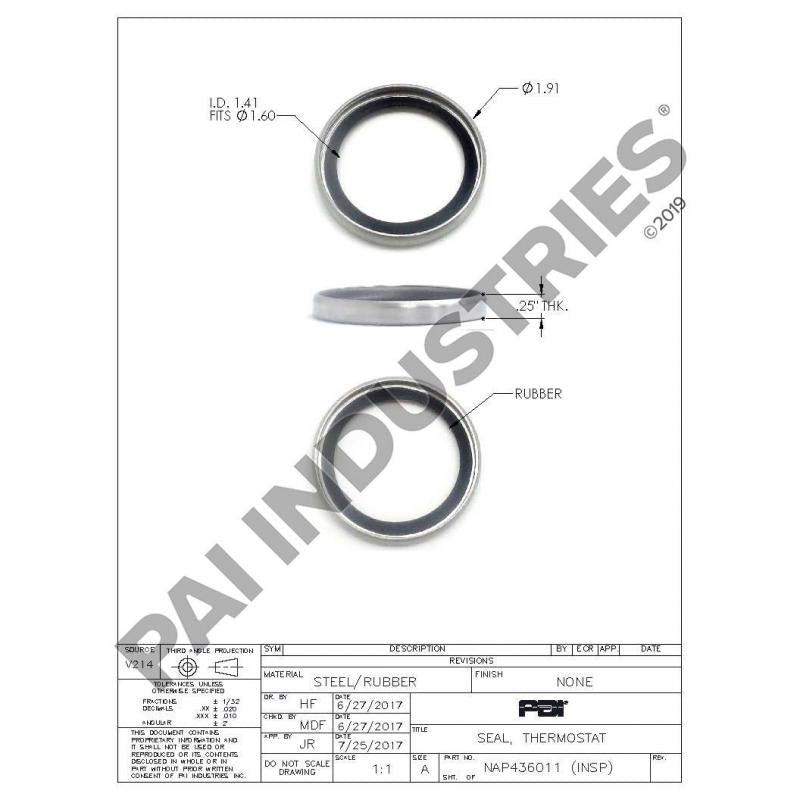 THERMOSTAT SEAL 615175C91