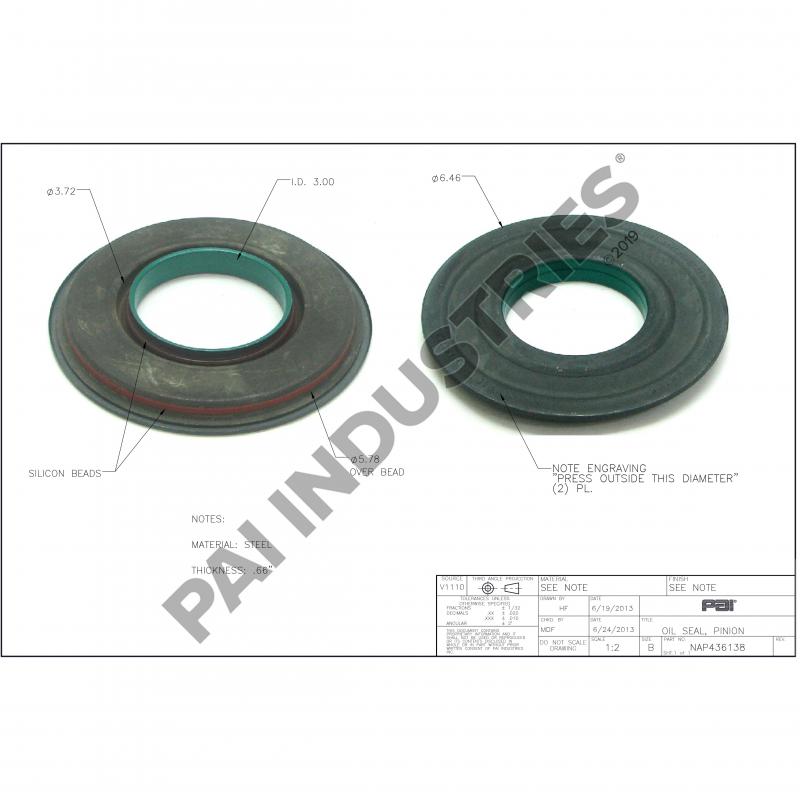 PINION OIL SEAL 2503294C1