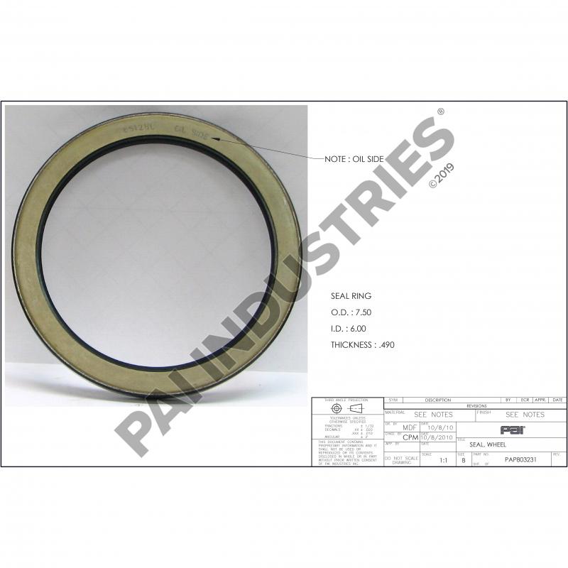 WHEEL SEAL 65128U