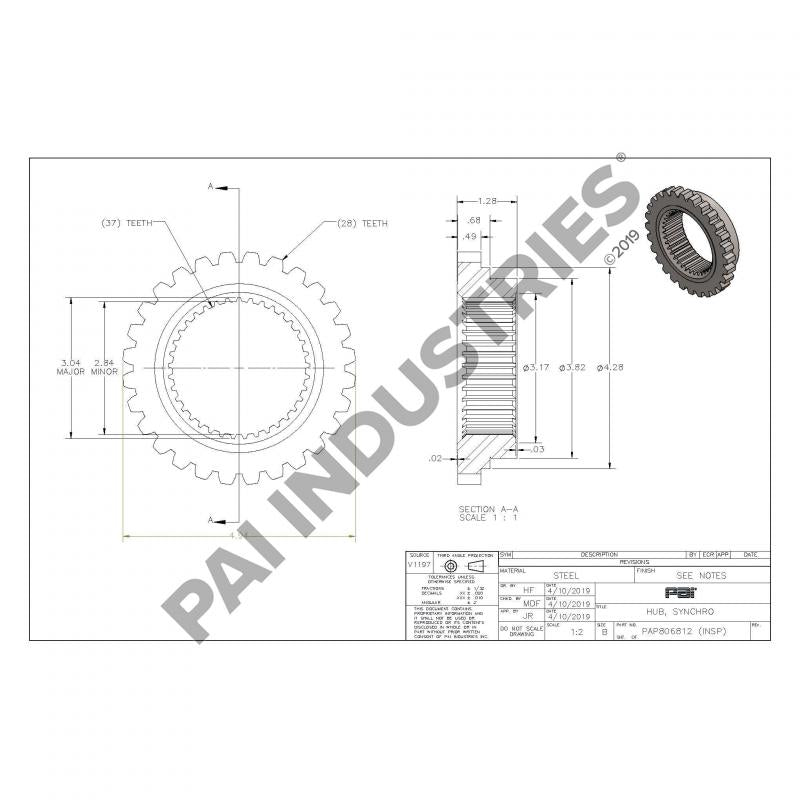 SYNCHRONIZER HUB 20532220