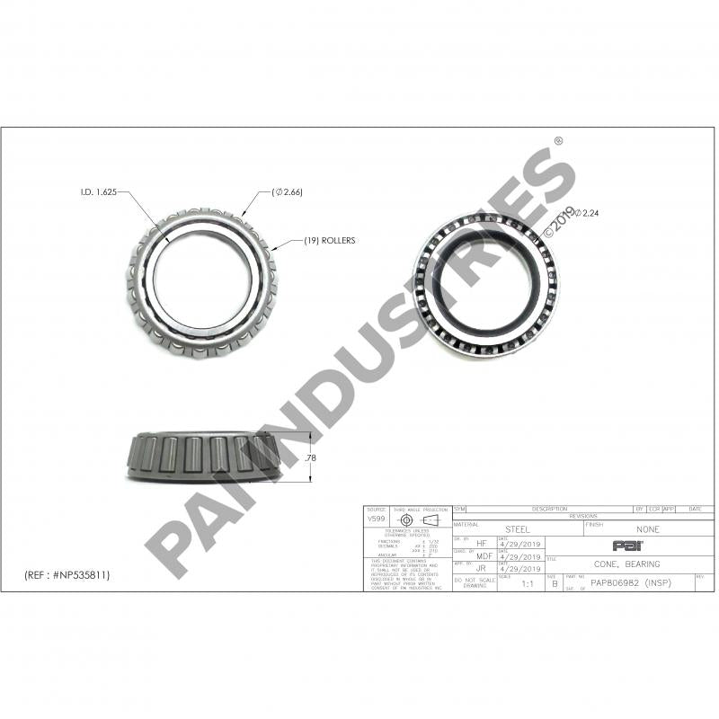 CONE BEARING 89KB22