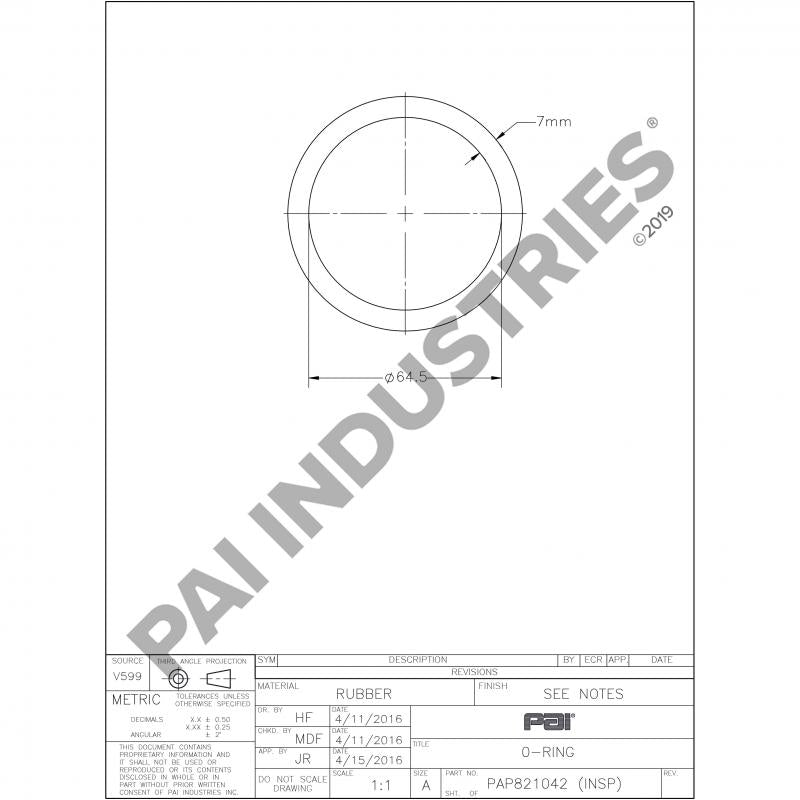 O-RING 20787386