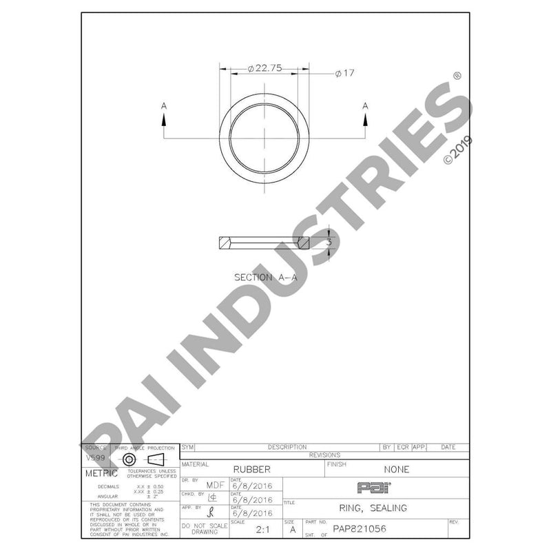 RECTANGULAR SEALING RING 469846