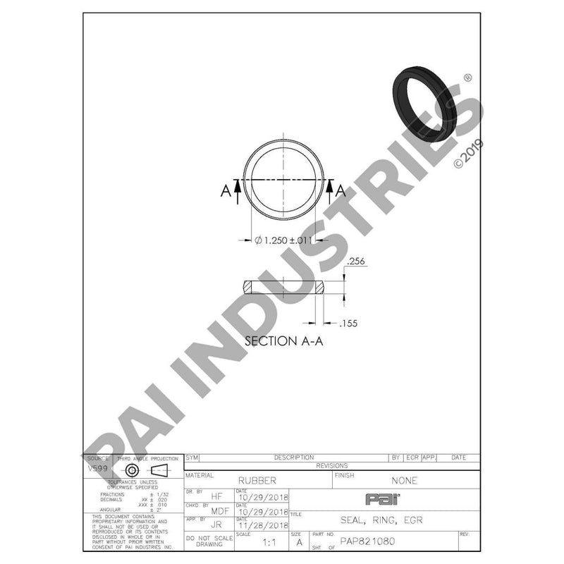 EGR SEAL 20569325