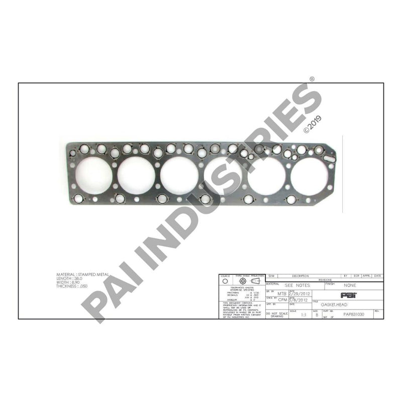 CYLINDER HEAD GASET 20495935