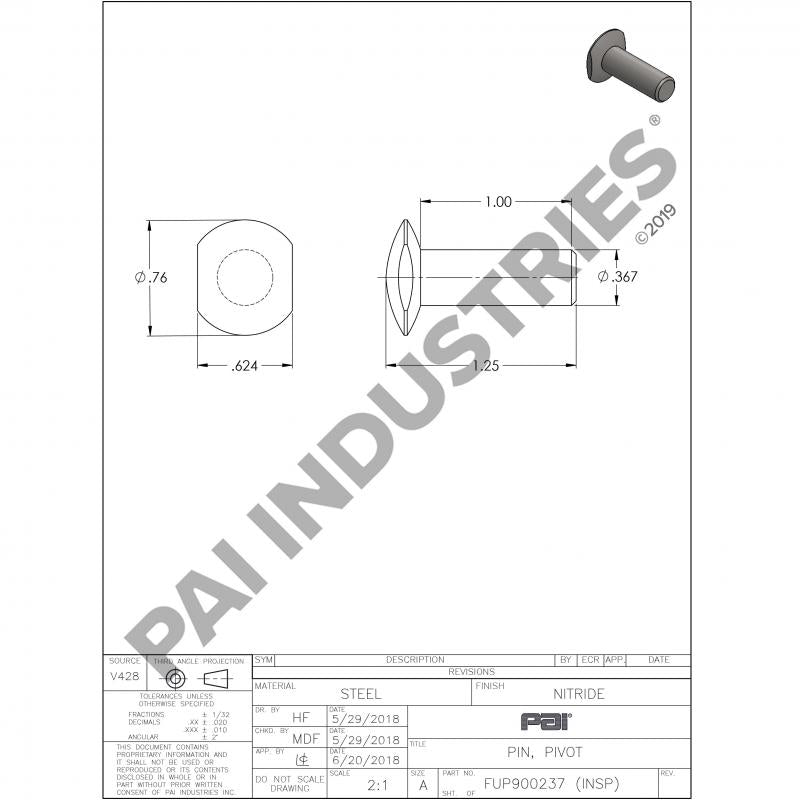 PIVOT PIN 4303030