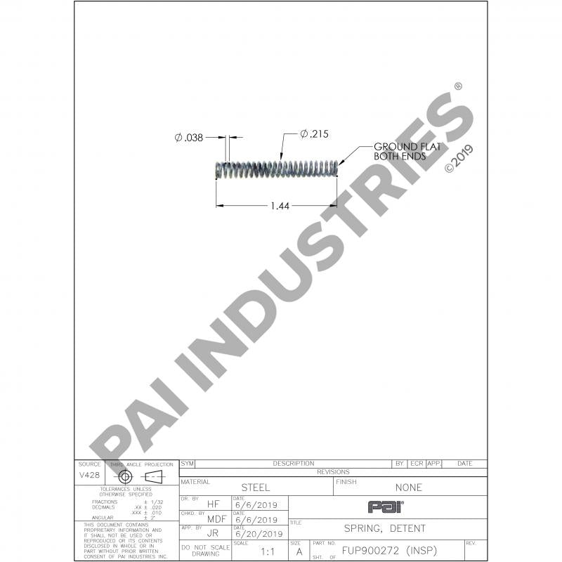 DETENT SPRING 4302139