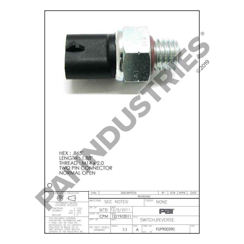 REVERSE SWITCH 4302748