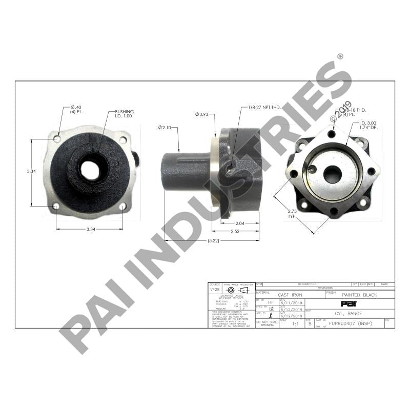 RANGE CYLINDER 4301847