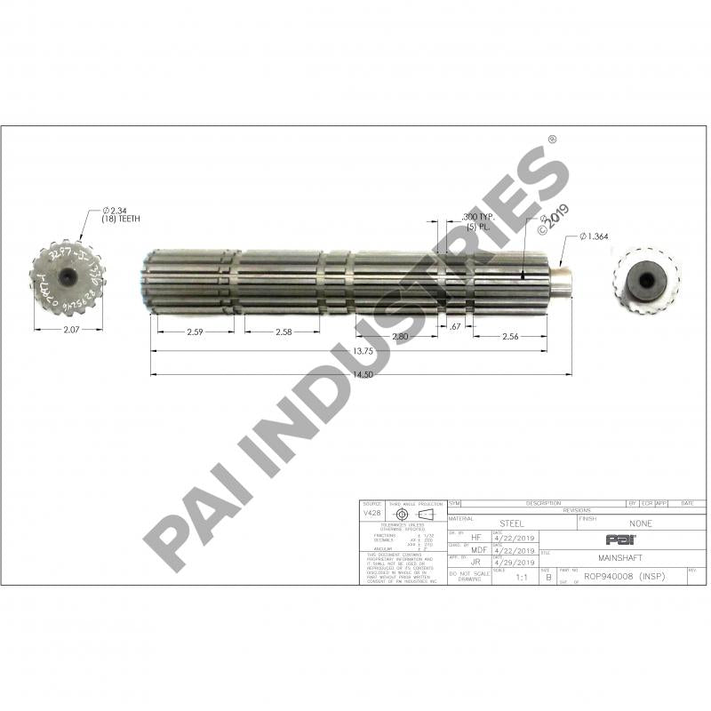 MAINSHAFT 3297J1336
