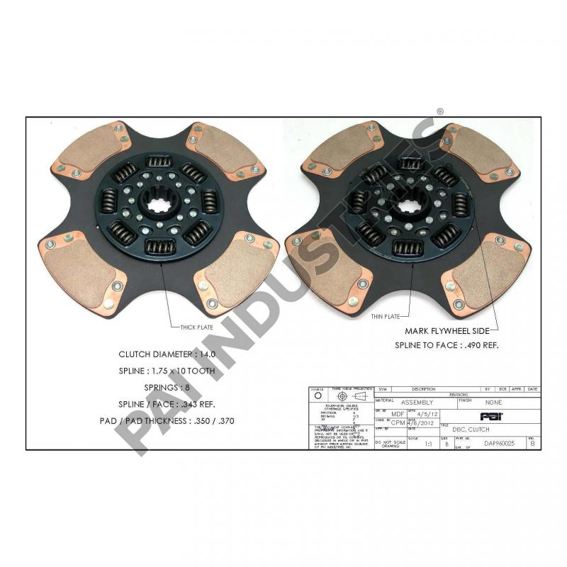 FRONT CLUTCH DISC 128281