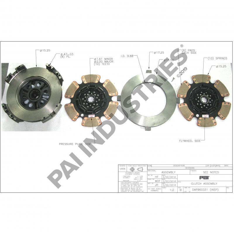 CLUTCH ASSEMBLY 209701-93