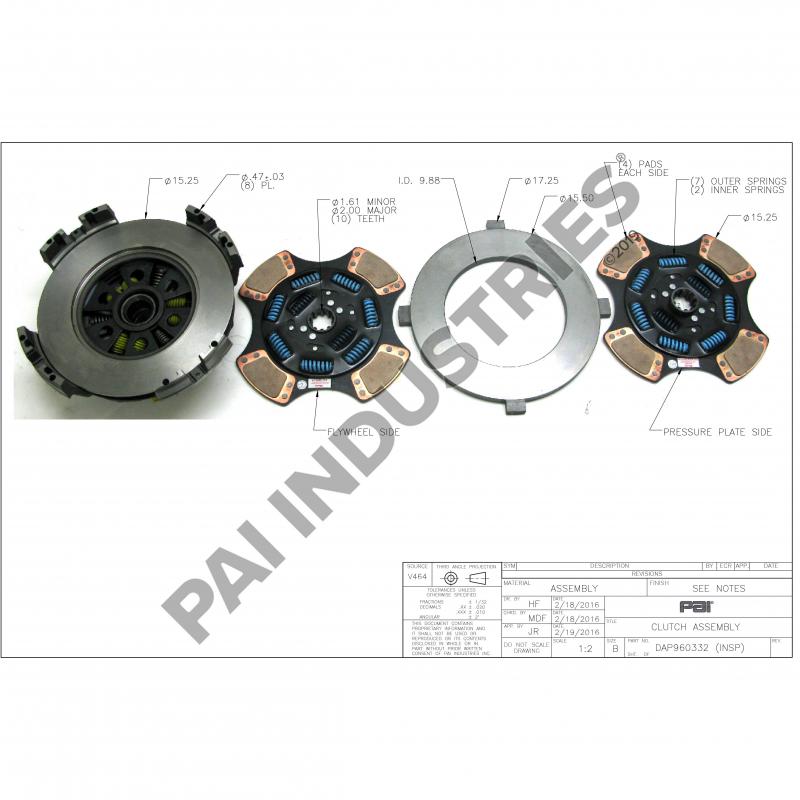 CLUTCH ASSEMBLY 209701-61