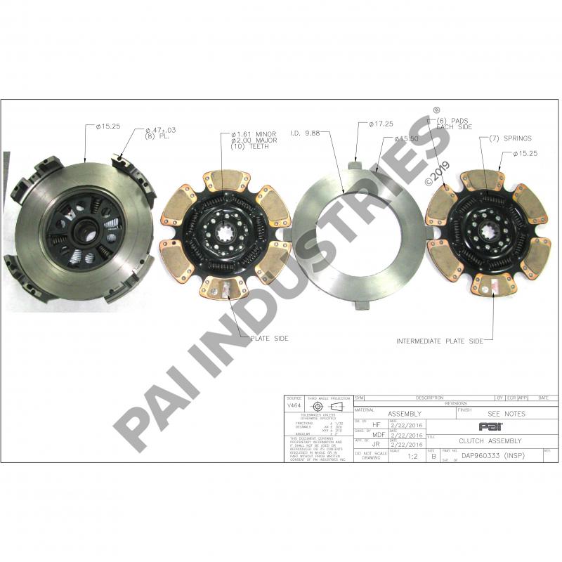 CLUTCH ASSEMBLY 209701-85