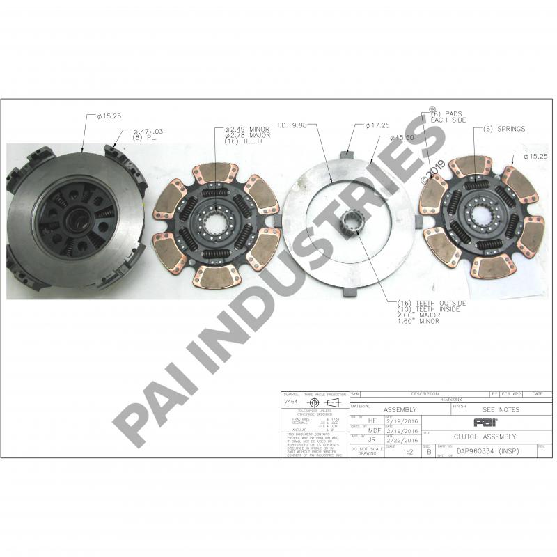 CLUTCH ASSEMBLY 209701-32