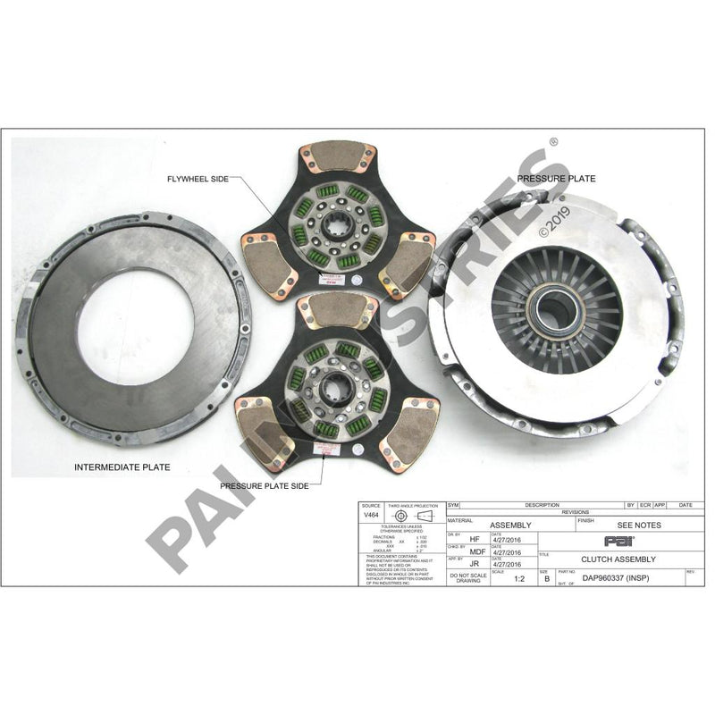 CLUTCH ASSEMBLY 104200-1