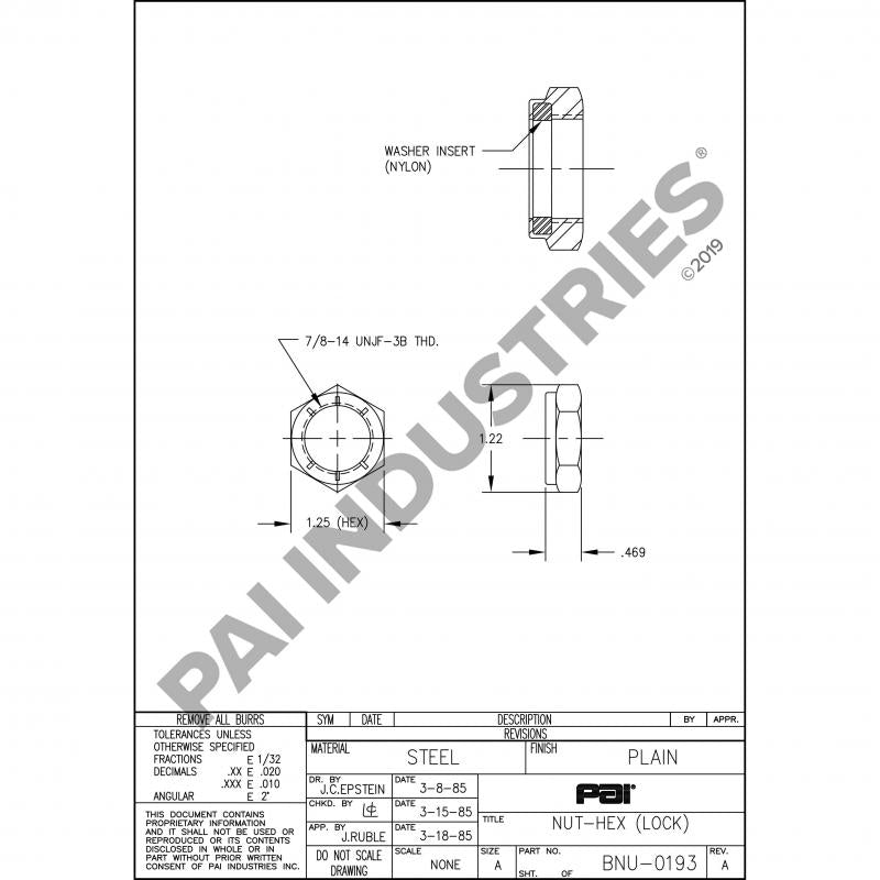 NUT 142GC172