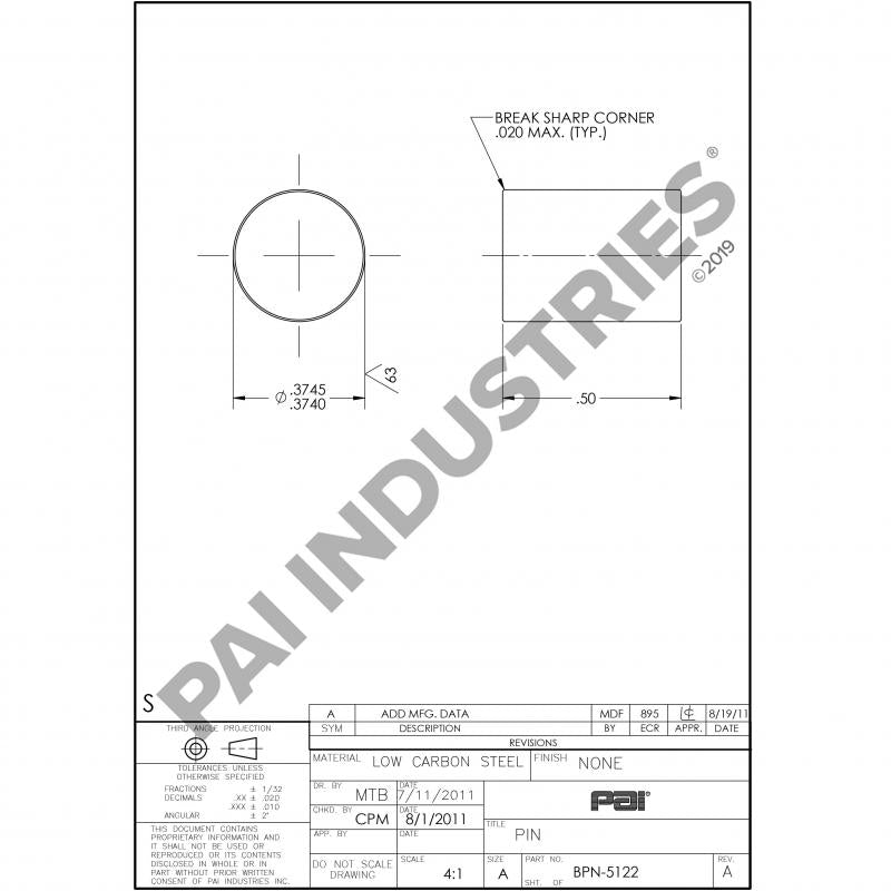 LOCK PIN 31AX57