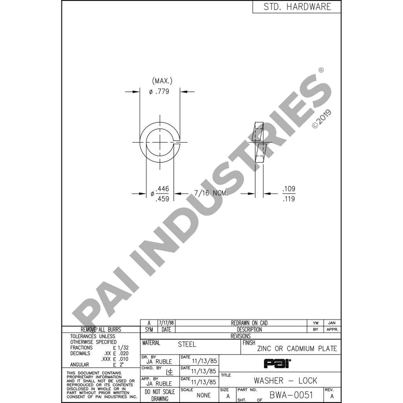 WASHER 36AX4