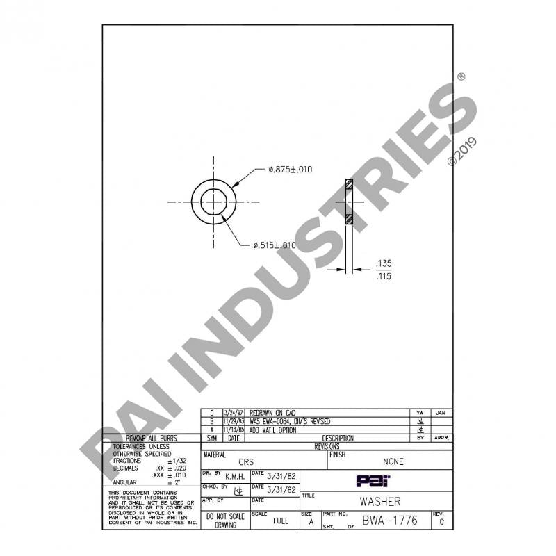 WASHER 711GC1100P6