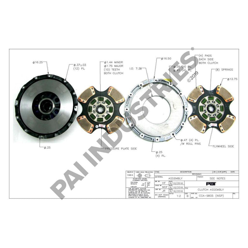 CLUTCH ASSEMBLY 107237-24