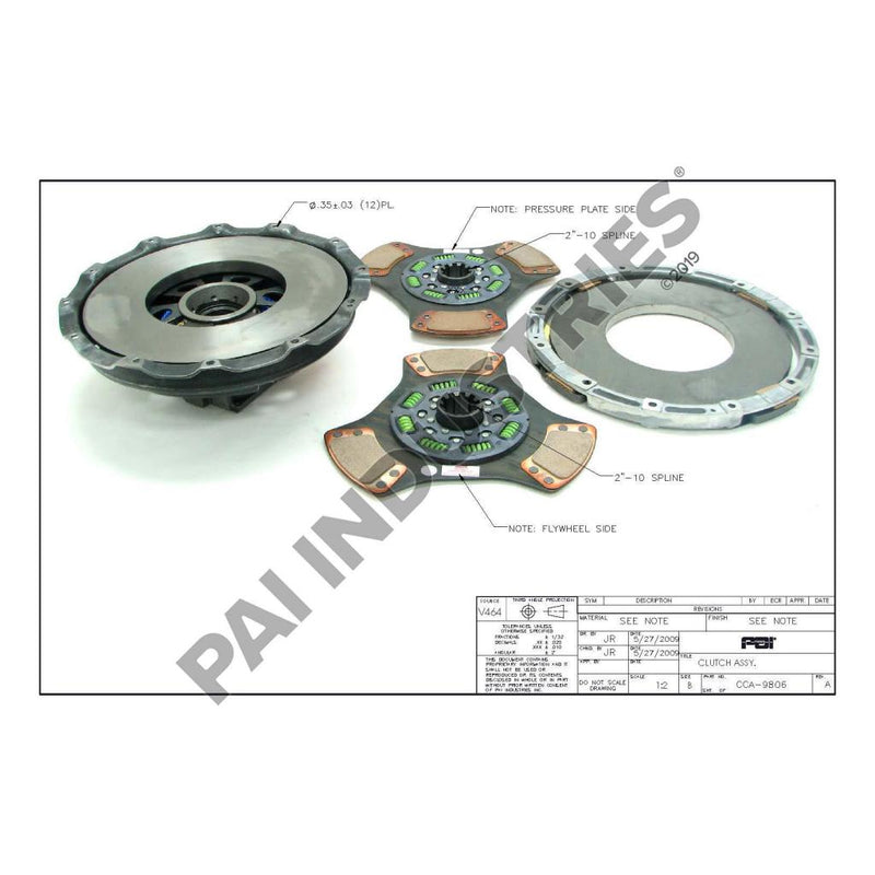 CLUTCH ASSEMBLY 107342-12