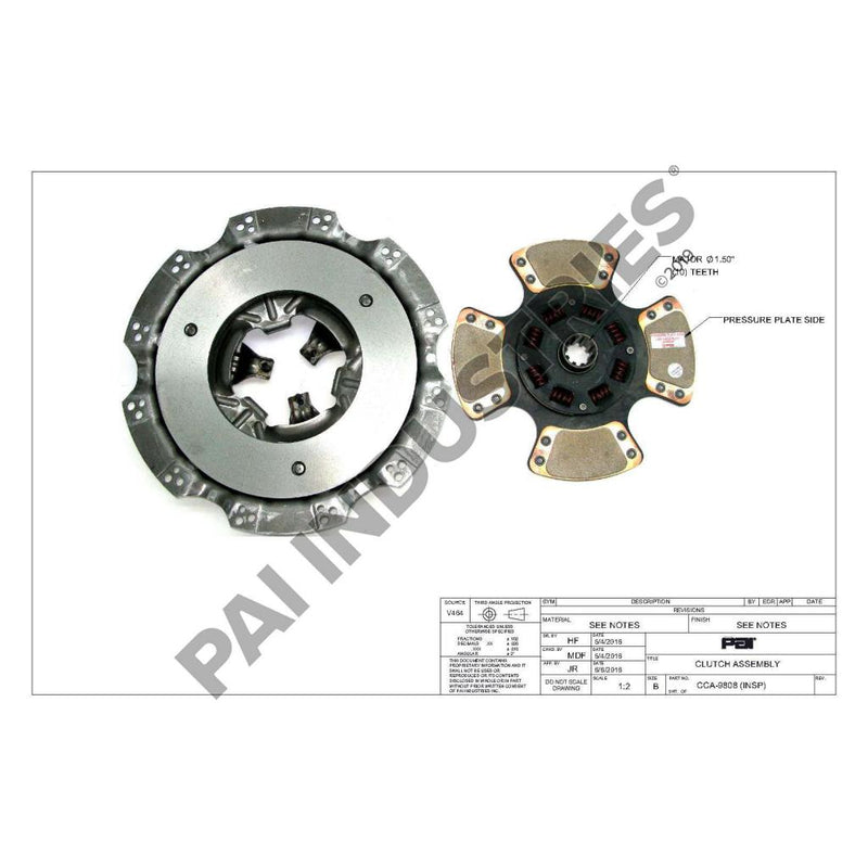 CLUTCH ASSEMBLY 107606-1