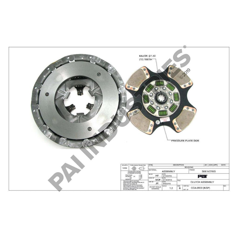 CLUTCH ASSEMBLY 107621-1