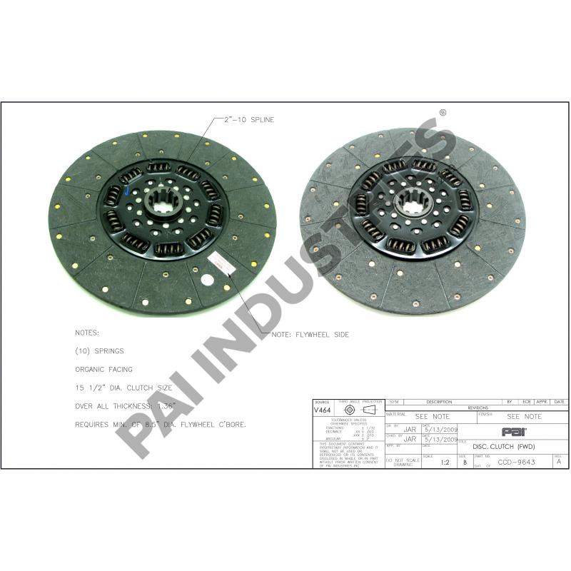 FORWARD DISC CLUTCH 128445