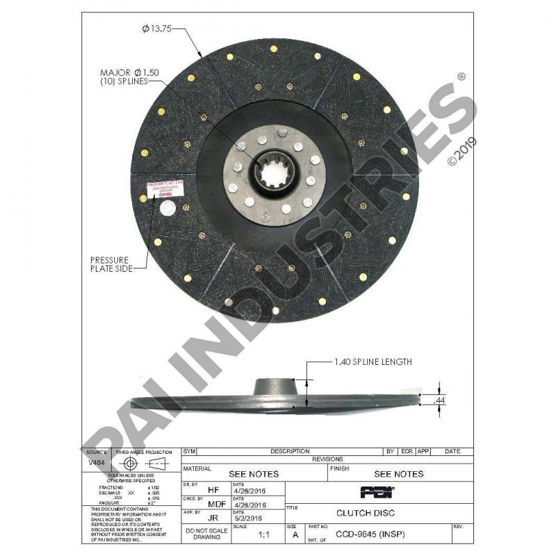 CLUTCH DISC 5063-1406551