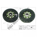 REAR CLUTCH DISC ASSEMBLY 101HB4107