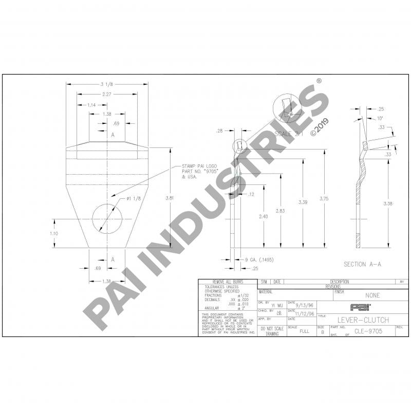 CLUTCH LEVER 2104-173C73