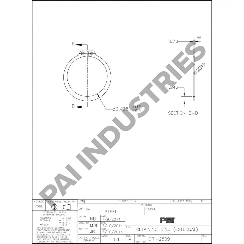 RETAINING RING 4-236C35