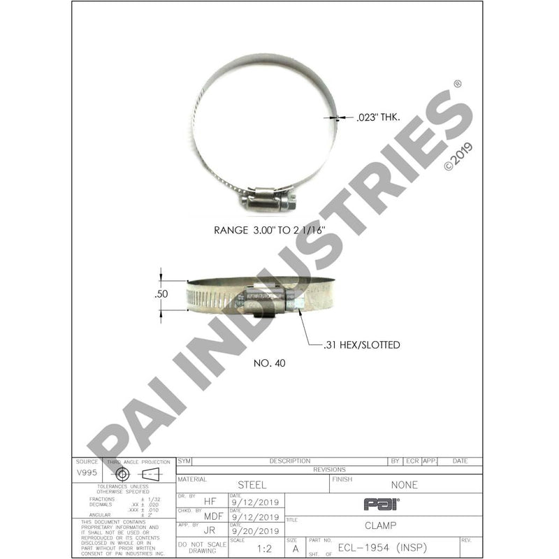 HOSE CLAMP 45SF20