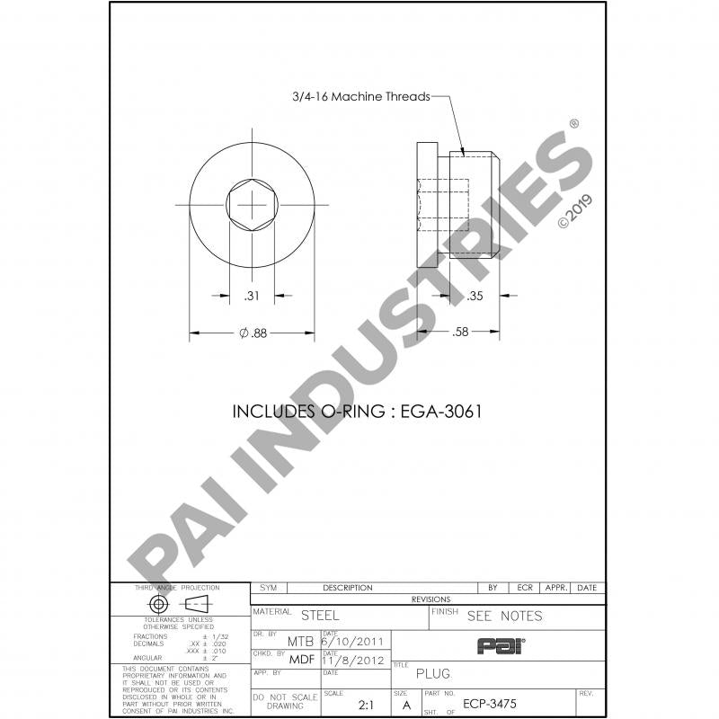 PLUG 6635-8HP5ONS