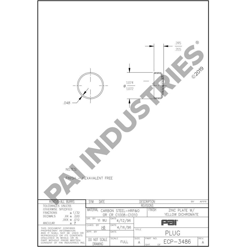 CORE PLUG 79AX68Z