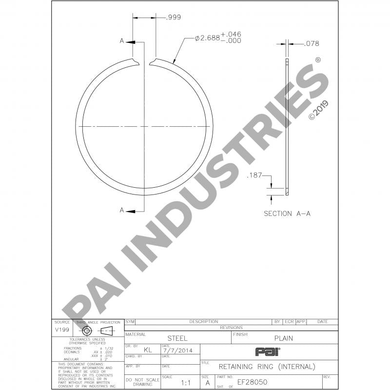 RETAINING RING 15973