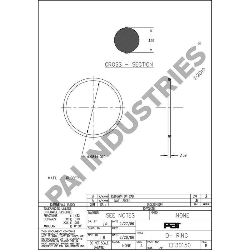 O-RING 14765