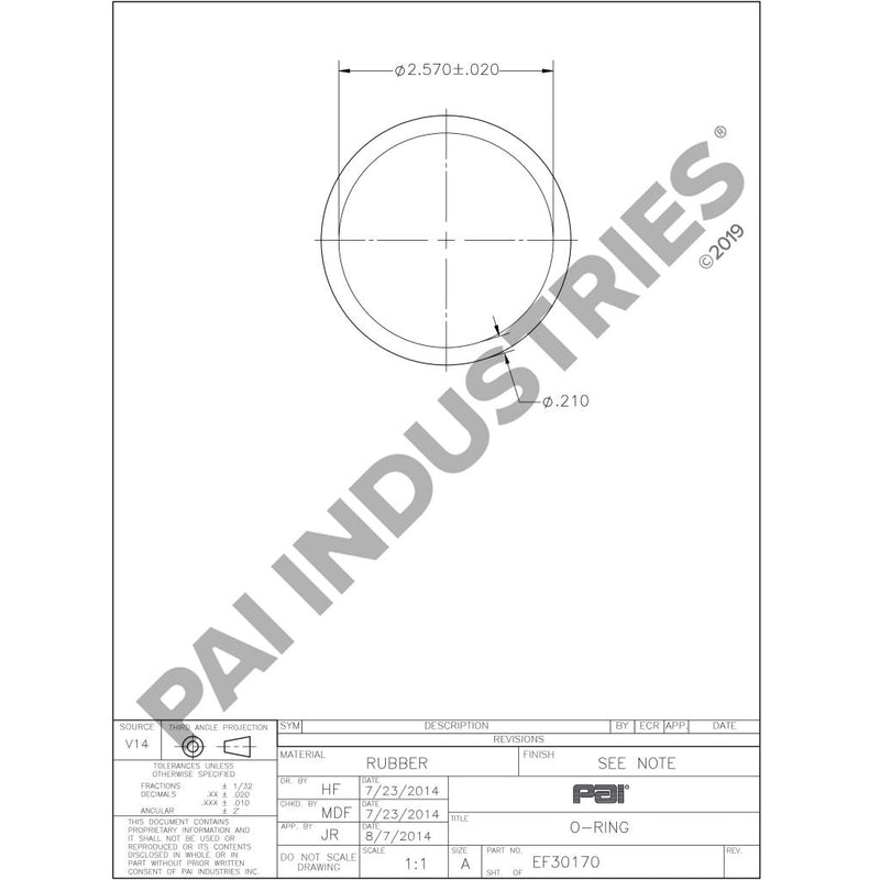 O-RING 14344