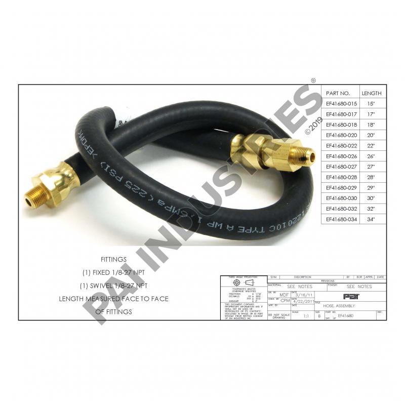 HOSE ASSEMBLY 55527