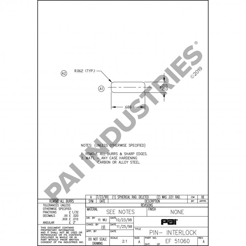 DOWEL PIN 1634