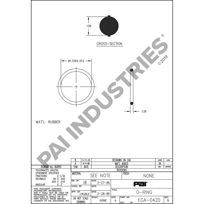 O-RING 122SB99