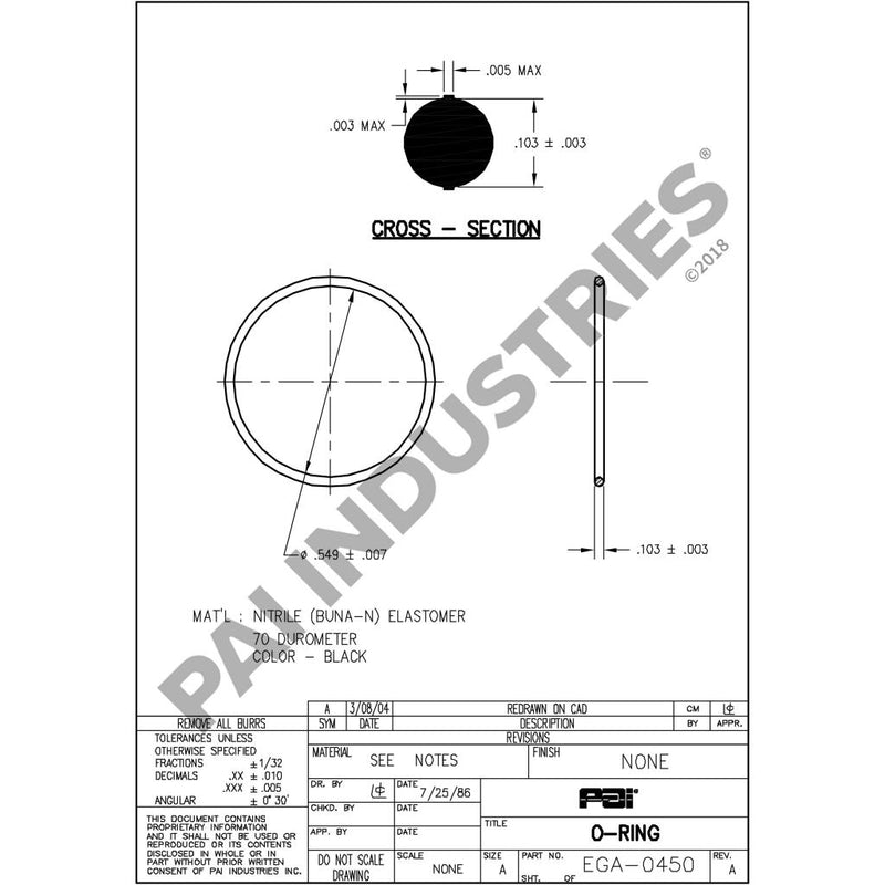 O-RING 343SB31