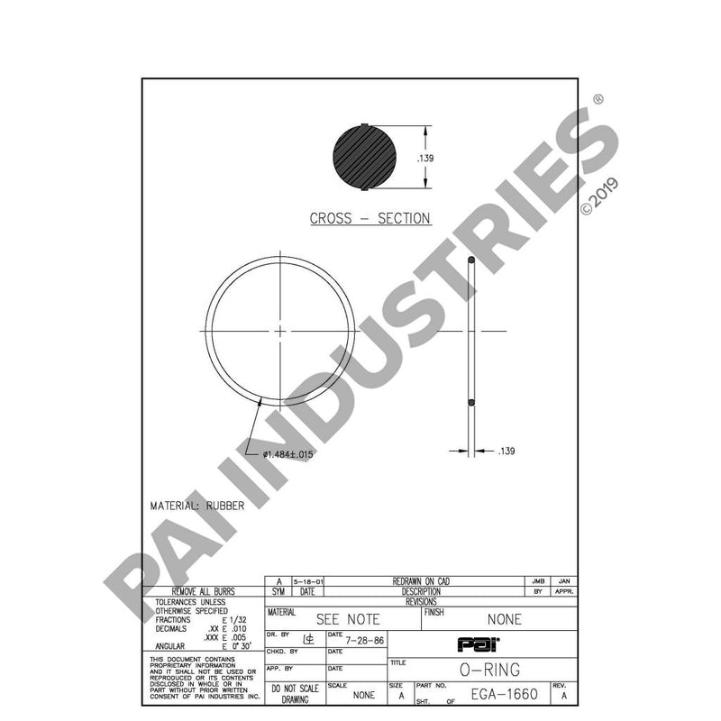 O-RING 446GC175