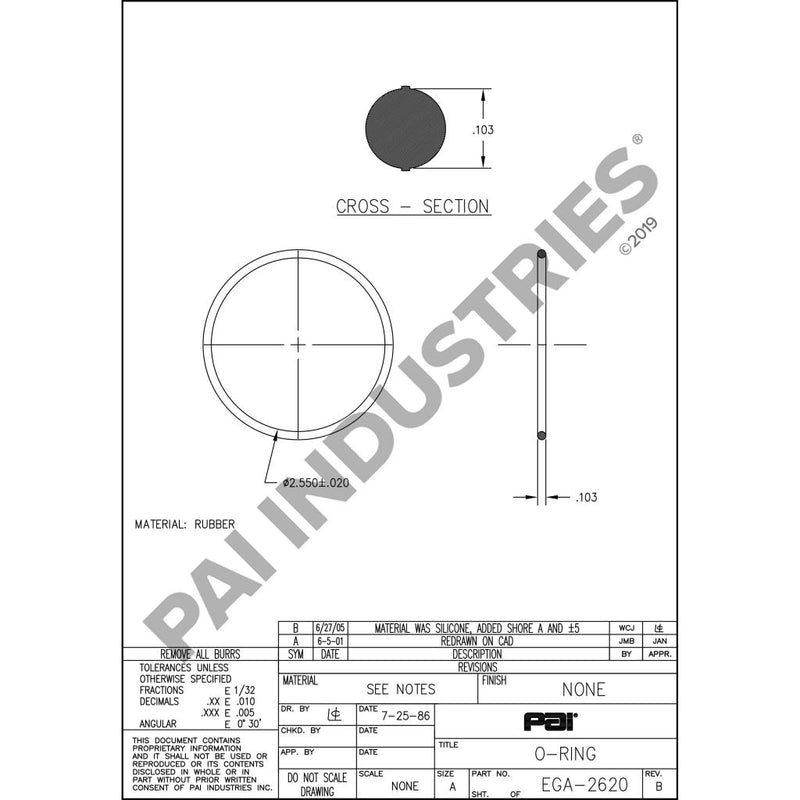 O-RING 343SB79