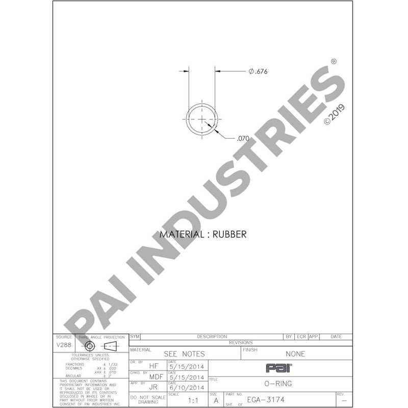 O-RING 446GC2132M