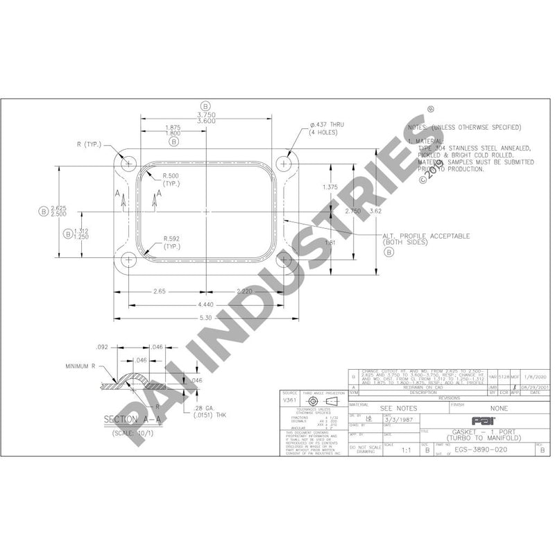 GASKET 590GB1189A