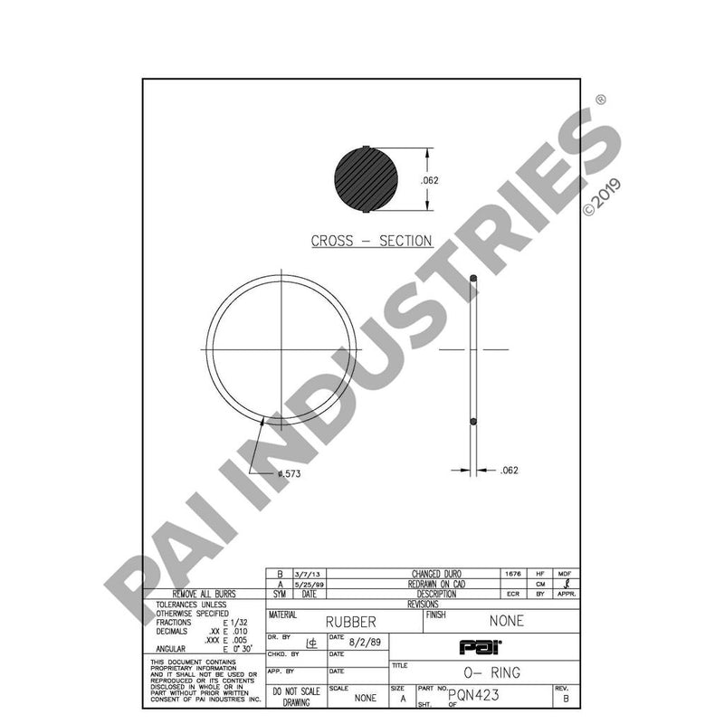 O-RING 446GC1208